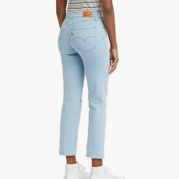 Levi's Women's 724 High Rise Straight Crop Jeans - Picture 4 of 4